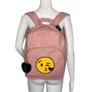 Olivia Miller Kiss Face Emoji Backpack